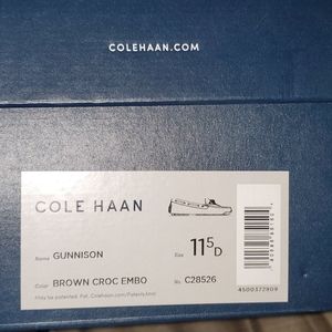 Cole Haan Crocodile Loafers